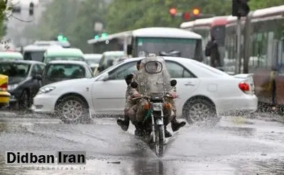 رانندگی با موتور در روزهای بارانی ممنوع است