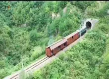  آزمایش موشکی کره‌شمالی از ریل قطار/ FILM