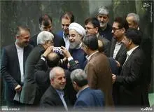 دیدار هیات رییسه فراکسیون امید با رییس جمهور