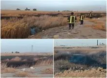 استانداری: دود سیاه در آسمان قم ناشی از سوزاندان ضایعات در حاشیه نیزار بود