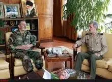 دیدارهای وزیر دفاع و فرمانده هوافضای سپاه با فرمانده کل ارتش