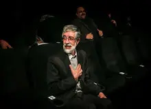 عکس دیده نشده از حداد عادل با کراوات