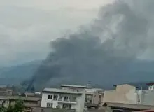 کارخانه «تک نخ» نوشهر طعمه حریق شد/ هیچ‌گونه حمله‌ای رخ نداده است