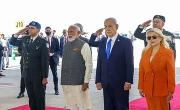 سفر نخست وزیر هند به اسرائیل؛ نتانیاهو: ما با هم در حال توسعه کریدوری زمینی و دریایی هستیم که هند را از طریق شبه‌جزیره عربستان به بندر حیفا متصل می‌کند و از آنجا به مدیترانه و اروپا می‌رسد