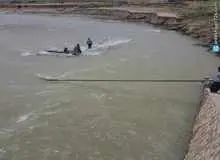 رودخانه کشکان سنددار شد
