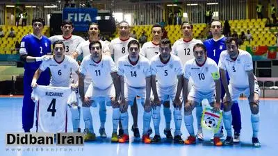 فوتسال ایران همچنان بر بام آسیا