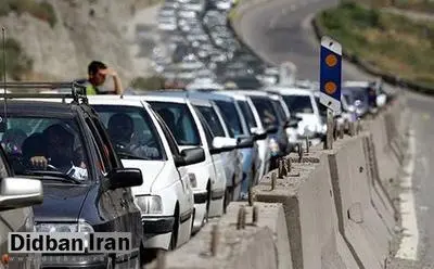 افزایش ۲۰ درصدی حجم سفر در جاده‌ها / ترافیک سنگین در آزادراه کرج - تهران