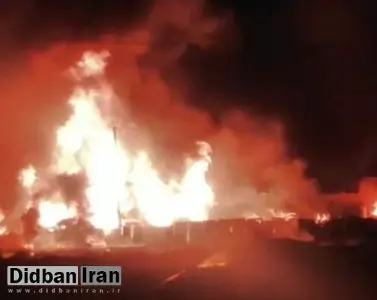 انفجار و آتش‌سوزی در کارگاه شارژ کپسول گاز در شیراز