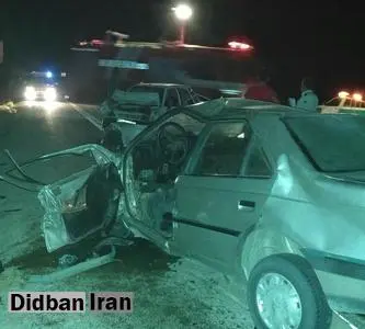 تصادف زنجیره ای مرگبار در جاده مهران