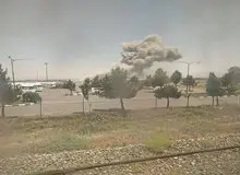 اطراف پالایشگاه تبریز مورد حمله اسرائیل قرار گرفت+فیلم