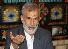 تشییع پیکر حسن غفوری‌فرد پس از اقامه نماز رهبر انقلاب در حرم رضوی