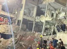 تخریب ساختمان‌های مسکونی در نارمک تهران بر اثر حملات اسرائیل+فیلم 