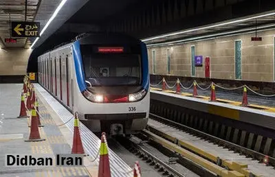 اختلال در متروی تهران، قطار وسط خط ایستاد