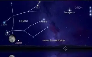 ملاقات کم‌نظیر ماه و مشتری در آسمان شب