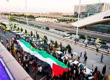 قمی‌ها برای رفتن به قدس اعلام آمادگی کردند و به فرودگاه امام رفتند/ تصاویر
