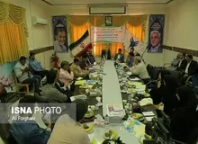 عکس برگردان/ برکناری رییس دانشگاه ساوه بدلیل نصب بنر بزرگ فرهاد رهبر و ولایتی در نشست خبری خود
