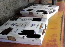 جعبه های شیرینی کافه فرانسه خط خطی شد!+تصاویر 