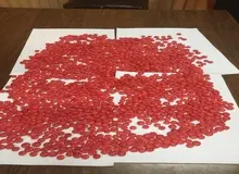 ترامادول‌های قاچاق در چمدان مسافری + عکس