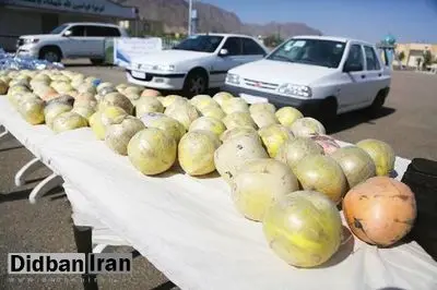 ویدئویی از پرتاب تریاک از مرز افغانستان به داخل خاک ایران با منجنیق!