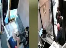 فیلم لحظه به لحظه سرقت مسلحانه از مغازه سکه و طلای خیابان ولیعصر تهران+فیلم 