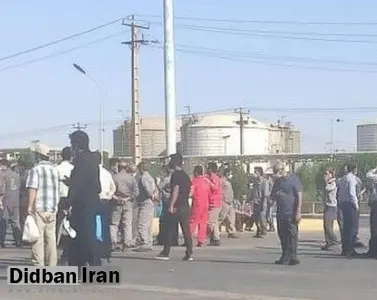 اعتصاب کارگران پیمانکاری و پروژهای نفت، گاز و پتروشیمی ادامه دارد/ فیلم