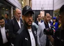 نیمار و ستارگان الهلال برای مسابقه با نساجی قائمشهر وارد تهران شدند