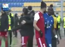 فیلم / درگیری سنگین در پایان بازی گل گهر و تراکتور