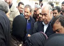 بازدید دکتر جهانگیری از شهر زلزله زده سرپل ذهاب