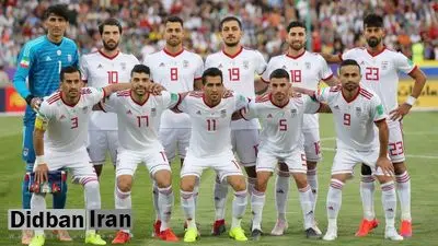 سقوط تیم ملی فوتبال ایران در رده بندی فیفا
