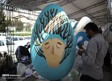 جشنواره تخم مرغ رنگی در تهران+ تصاویر
