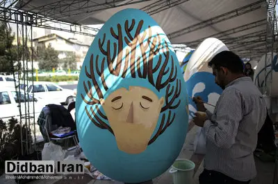 جشنواره تخم مرغ رنگی در تهران+ تصاویر
