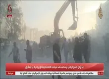 تلویزیون سوریه: سفارت ایران در دمشق تخریب شد