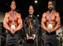 لانسفورد بالاتر از «هادی چوپان» قهرمان مسترالمپیا شد