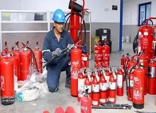 شارژ و فروش کپسول آتش نشانی در شهرک صنعتی شمس آباد