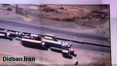 انتشار اولین تصاویر از جریمه خودروها با پهپاد توسط پلیس + فیلم