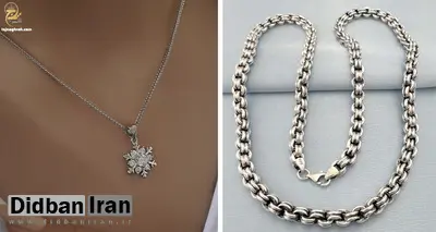 خواص گردنبند نقره برای زنان و مردان