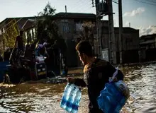 گزارش تصویری هفتمین روز سیل در استان گلستان