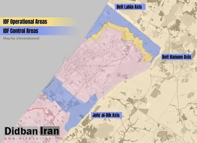 اسرائیل: بخش شمالی غزه را محاصره کردیم