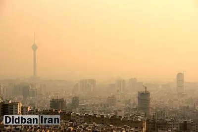 وزش باد و خیزش گرد و خاک در تهران