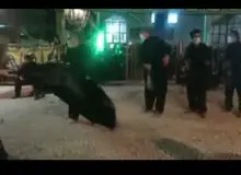 فوت مداح ایلامی حین نوحه خوانی/FILM
