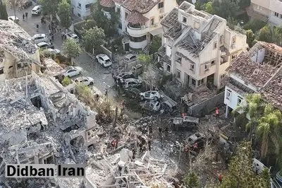 منابع اسرائیلی: سر انفجاری موشک ایرانی بیش از ۳۰۰ کیلوگرم بوده است
