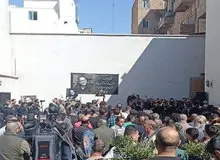 پیکر رضا داودنژاد تشییع شد