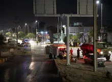 نشت فرمالین در ورودی شهر زرقان