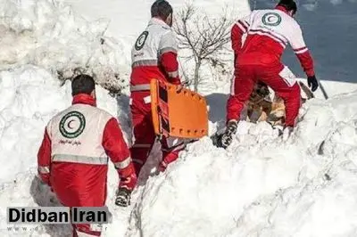 ۱۵ نفر از کولبران گرفتار در کولاک برف نجات پیدا کردند