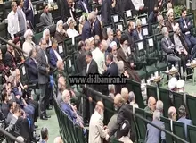 روبوسی ظریف و رادان در مراسم تحلیف پزشکیان+ عکس 