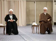 اولین تصاویر از آملی لاریجانی بعد از شکست در انتخابات