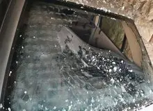 بارش تگرگ کرمانشاه را سفیدپوش کرد