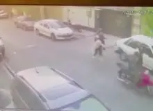 کیف قاپی زیر یک ثانیه در مرکز تهران/ FILM