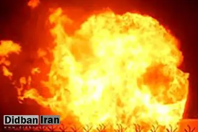 مصدومیت شدید دو نفر از مأموران اداره گاز بر اثر انفجار خط لوله
