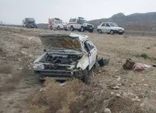 ۲ کشته و ۲ زخمی در برخورد سمند و پراید در سه‌راهی راک دهدشت